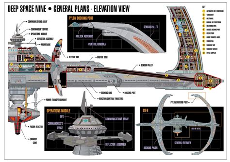 deep space nine ships|deep space 9 deck plans.